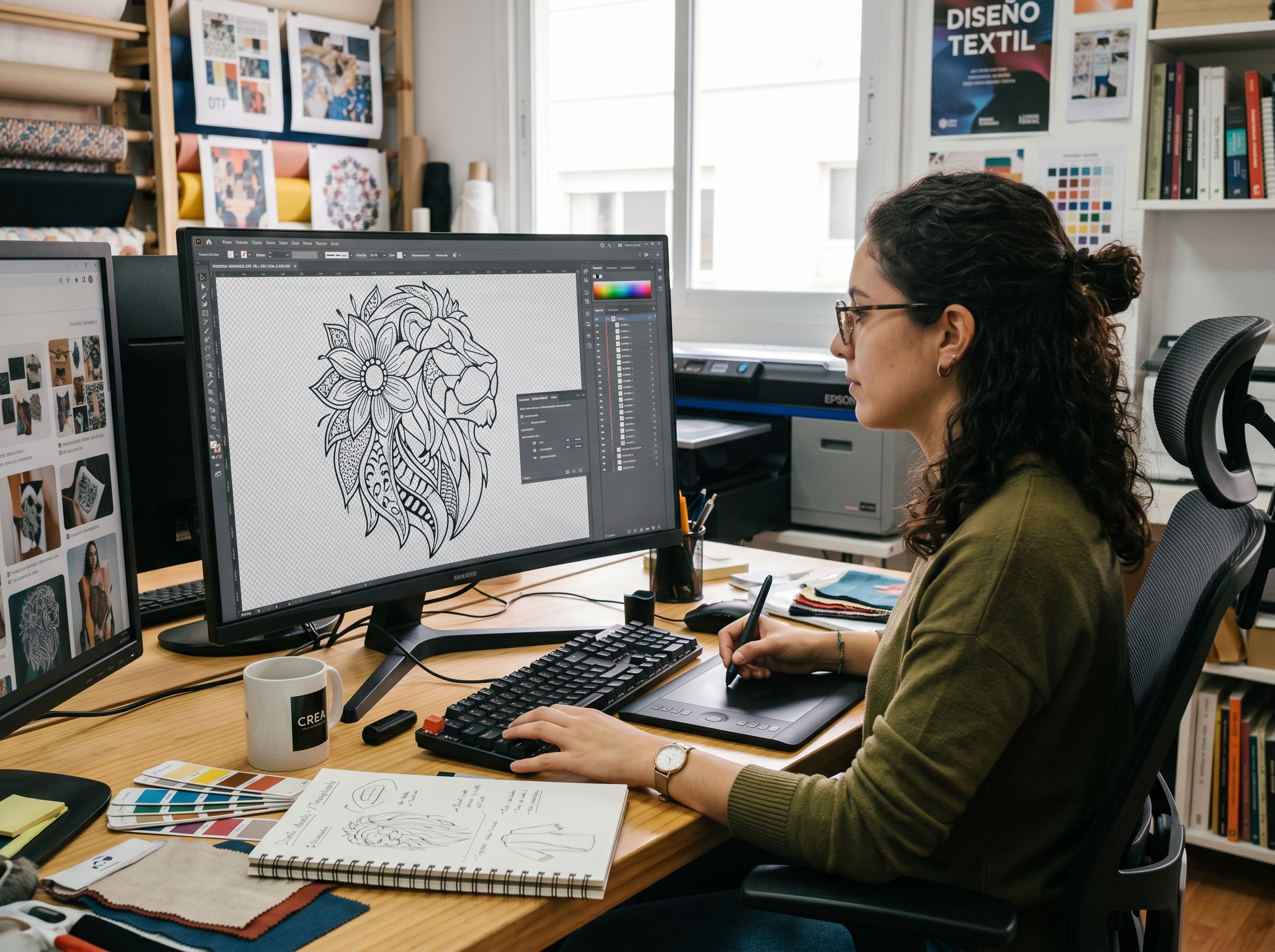 Diseño troquelado visual